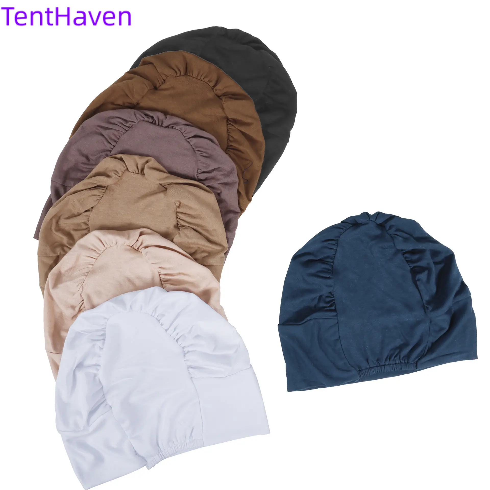 Women's 2026 Casual Fit Sports & Outdoor Headscarf Hat - Silk Cotton Base, Adjustable Small Elastic Cap, Hood Cover, High Elasticity, No Pilling