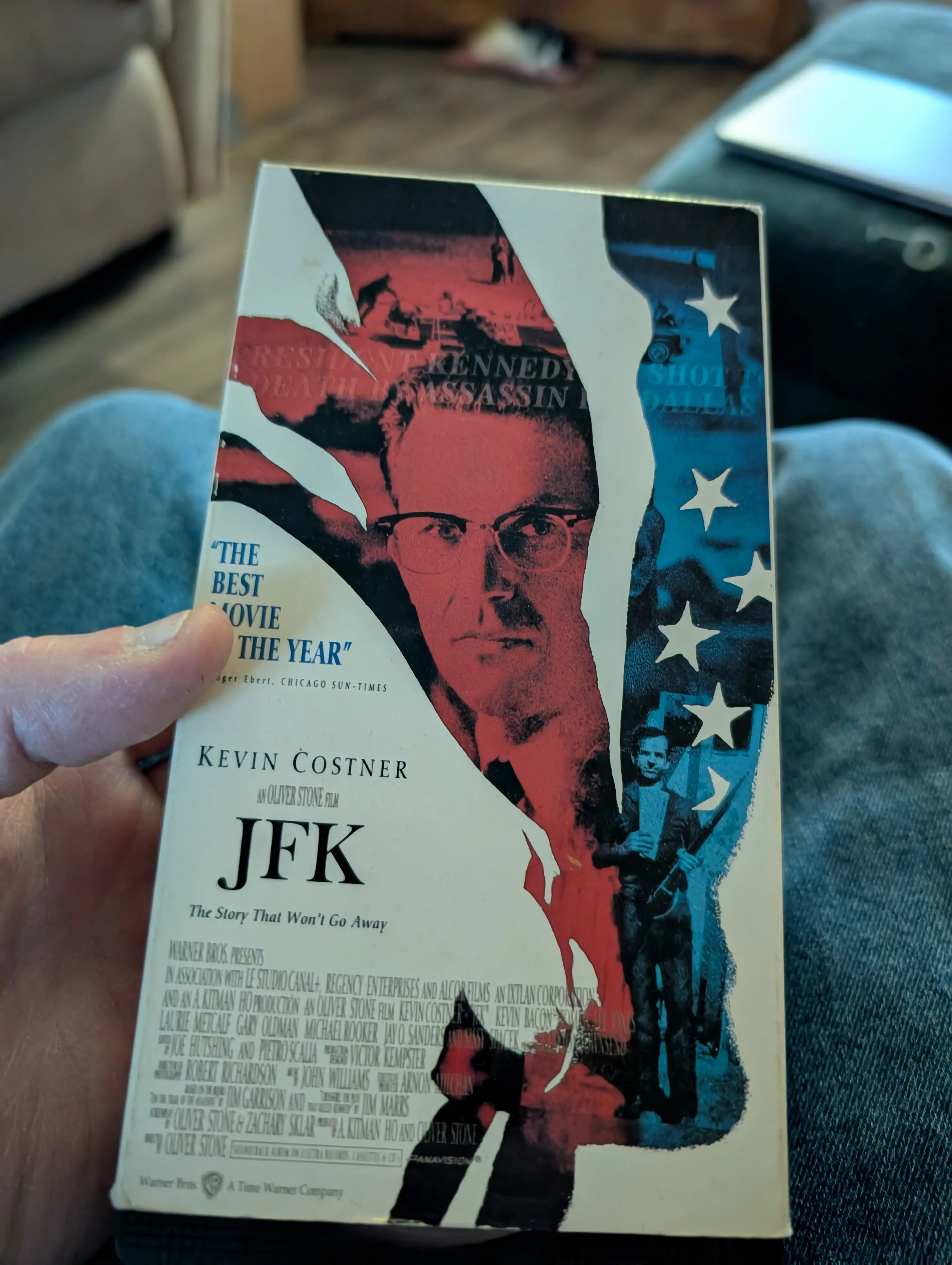 JFK with Kevin Costner 2 VHS tapes