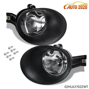 Fog Lights Pair+Bezel Fit For 2002-2008 Dodge Ram 1500 2500 3500 /2004-06 Dodge