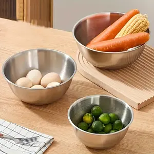 Stainless Steel Graduated Basin Home Cooking Basin Japanese Style Basin Mixing Basin Egg Beater Basin Thickened Salad Basin