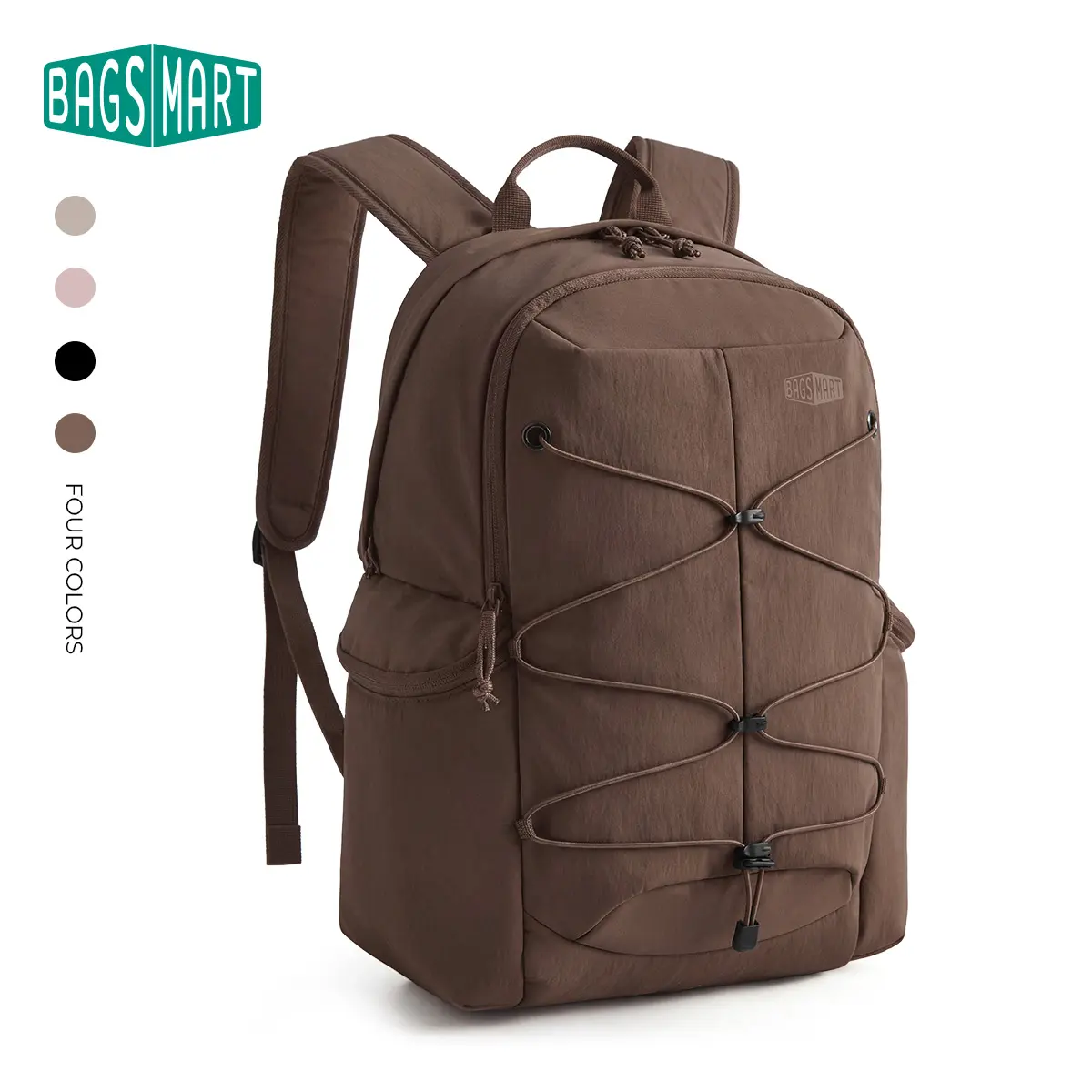 【NEW IN】BAGSMART Insulated Side Pocket 22L Backpack Stylish Casual Bag for Daily Travel School & Work Thermal Pocket Keeps Drinks Cold Hot DealsForYouDays summerwins