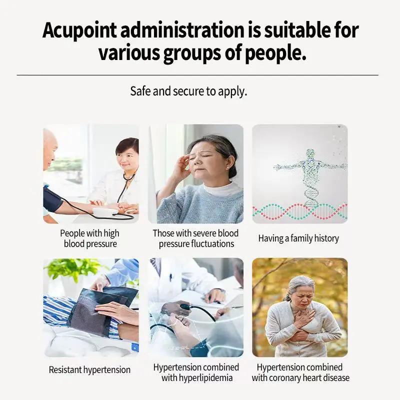 6PCS Blood Pressure Balance Patches - Natural Health Care Stickers for Daily Vitality