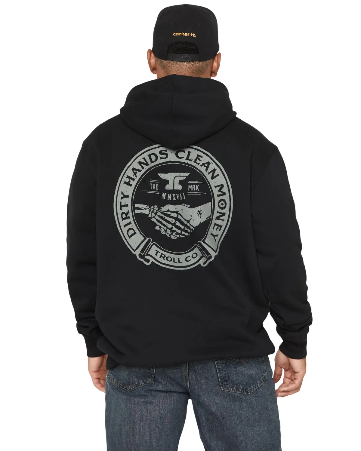 Troll Co Men's Men'S Fr Haggler Graphic Hooded Sweatshirt Big - Tc2691-Big