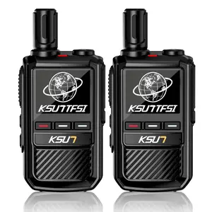 Rapid Lifetime Free Global Walkie Talkies Unlimited Range Nationwide PTT 4G LTE PoC Long Range Two Way Radios 5000 Miles Long Distance with Flashlight for Family,Outdoor,Logistics (2 Pack with SIM)