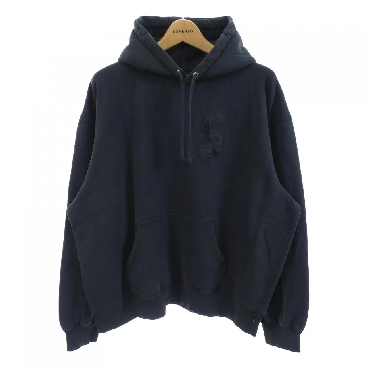 Pre-owned Supreme Cotton Small Leather Goods OVERDYED S LOGO HOOD 