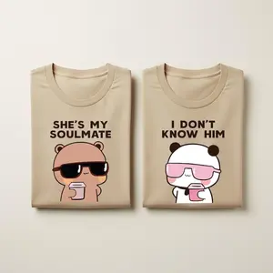 Bubu Dudu Couple Shirt, She’s My Soulmate I Don’t Know Him Matching T Shirts Sweatshirt