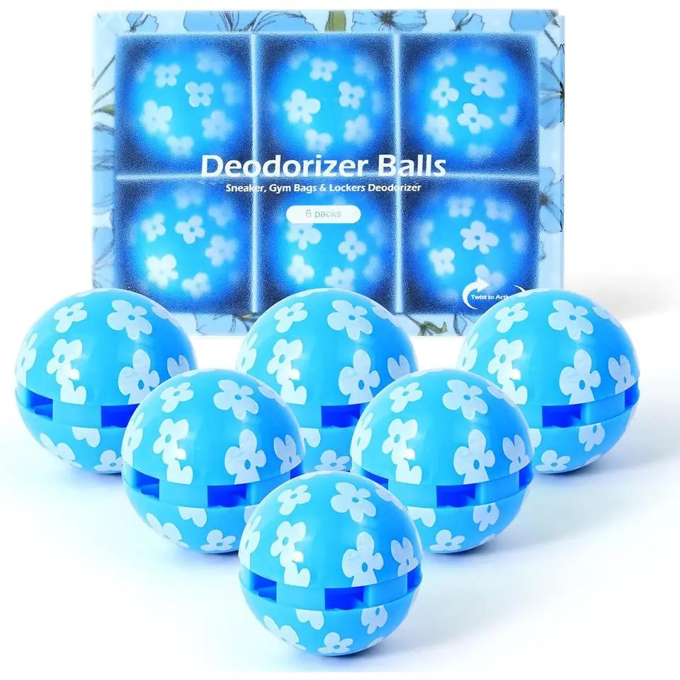 Odor balls for  bags and shoes