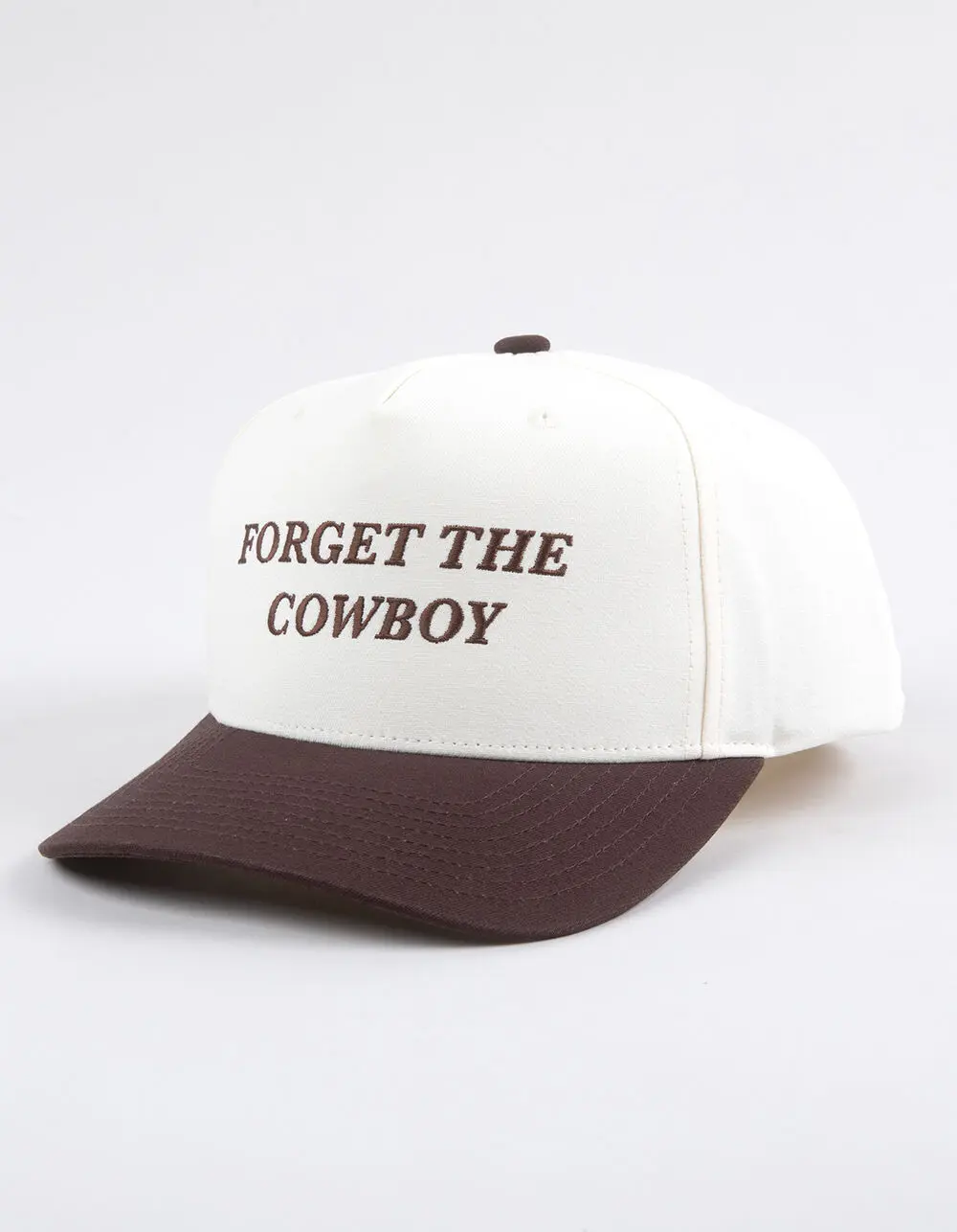 BRIXTON Forget The Cowboy Womens NetPlus® Snapback Hat, Brown