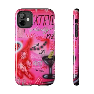 "extra dirty, plz!" airbrush iPhone case