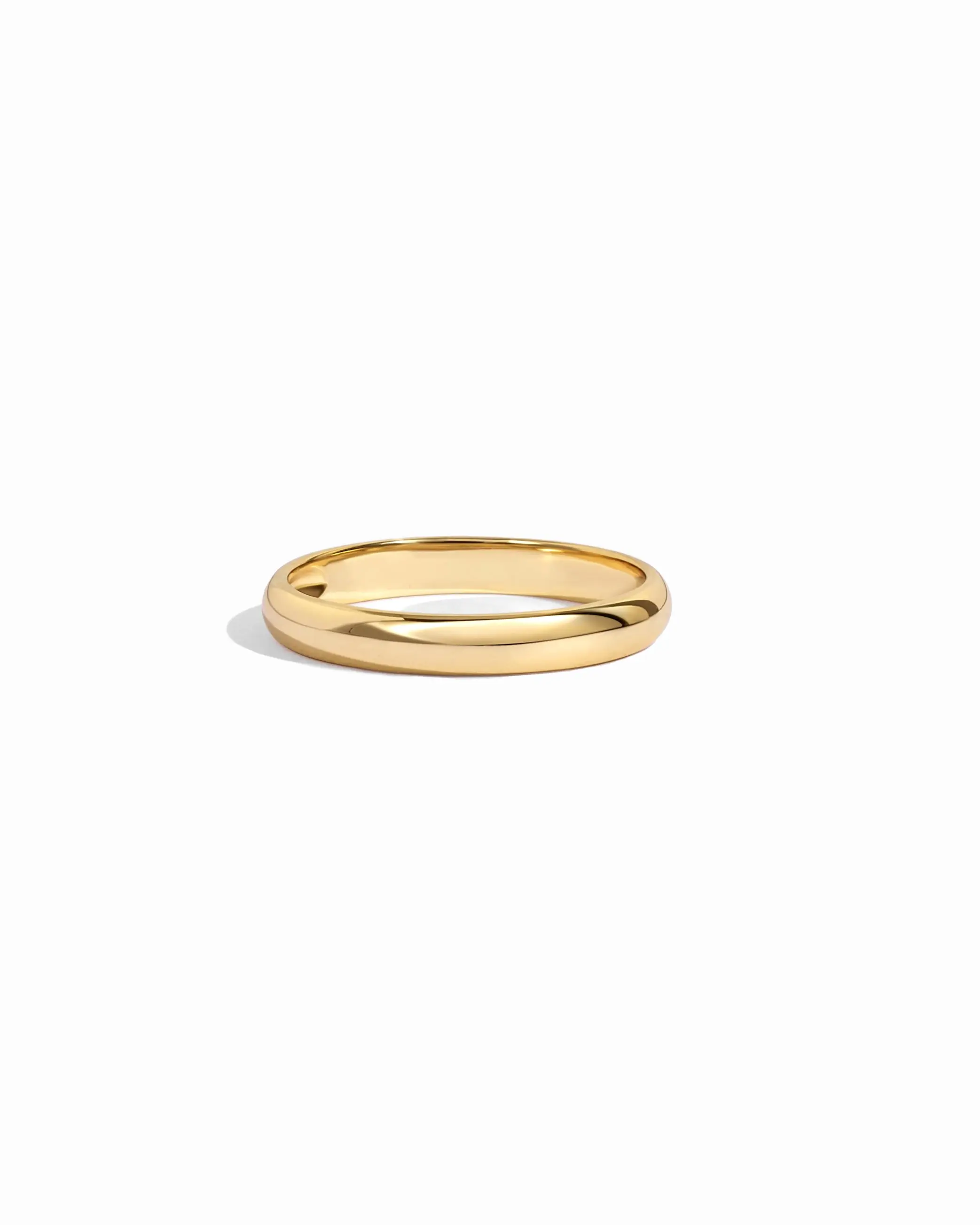 Sami Jewels 3mm Stackable Wedding Ring for Women, 925 Sterling Silver Minimalist Band with 14 Karat Gold or Rhodium Plating, Hypoallergenic, Wedding Rings, Stackable Rings