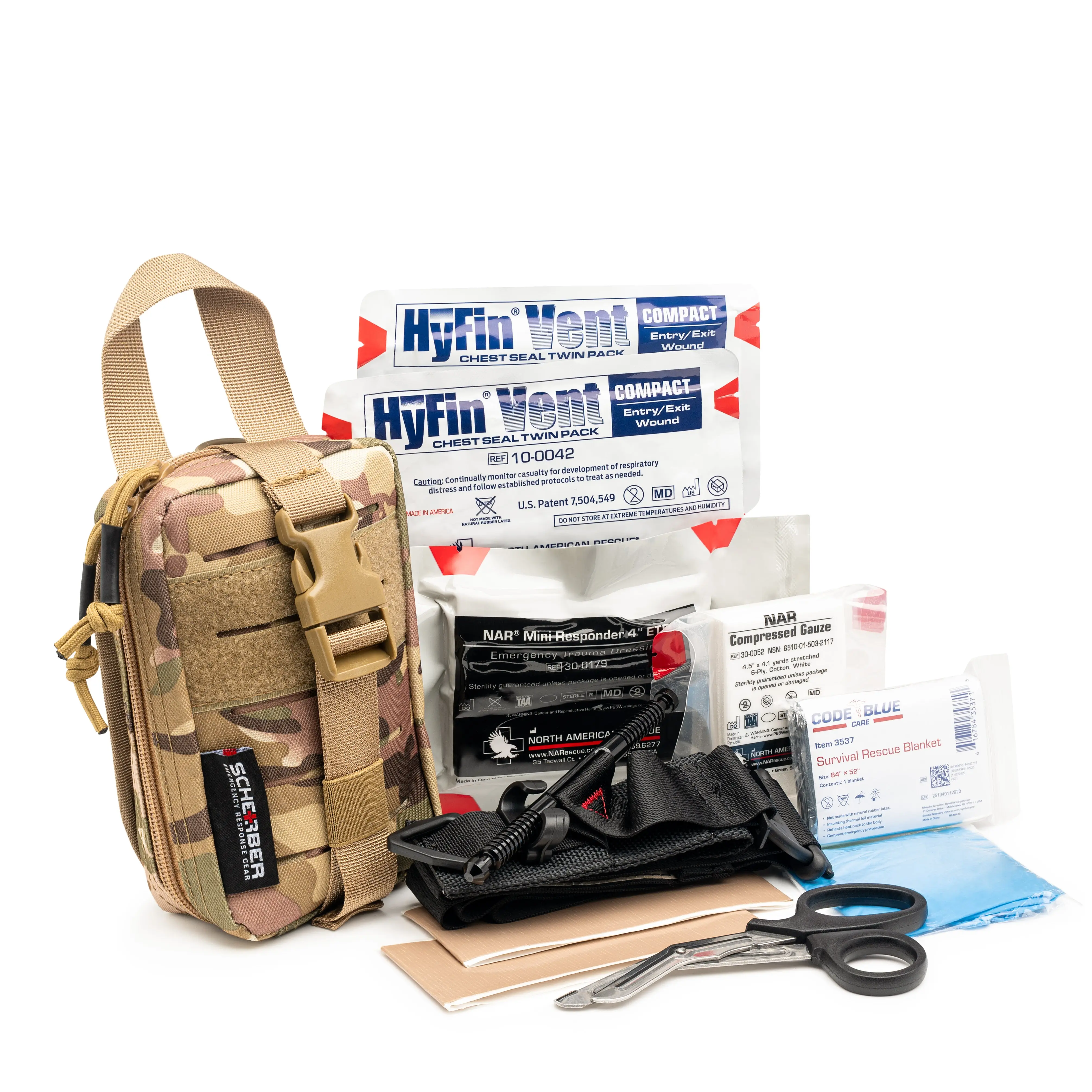 Scherber Compact Mini IFAK Kit - Basic+