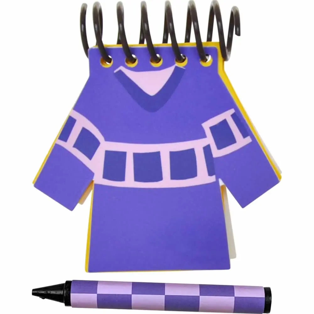 Handcrafted Handy Dandy Inspired Purple Joe Shirt Notebook