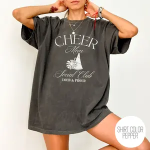 Cheer Mom Shirt, Cheer Mom Social Club Shirt, Cheer Shirt, Sideline Social Club, Weekends Are For Cheer, Cute Cheer Mom Shirt