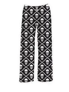 Skull and Bones Halloween Unisex Comfort Lounge/Pajama Pants S-XXL