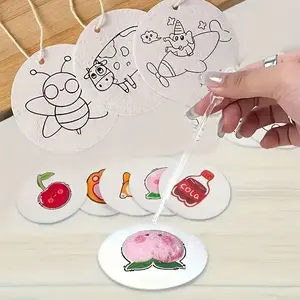 3D round cardboard and expanded foam art paper, perfect for DIY and creative activities. A great gift for school, office, home