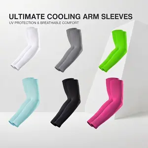 Sun Protection UV Arm Sleeves for Men Women Youth UPF 50+ Compression Cooling Football Sleeves FallFreshness Breast Cancer Awareness Month #Summervibes tiktokshopspringglowup