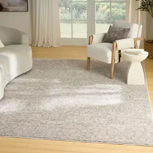 Nourison Outlines Indoor Rug - Vintage Traditional, Antique-Inspired, Child-Friendly, Classic, Cottagecore, Durable Area Rug, Antique-Inspired Area Rugs, Child-Friendly Area Rugs