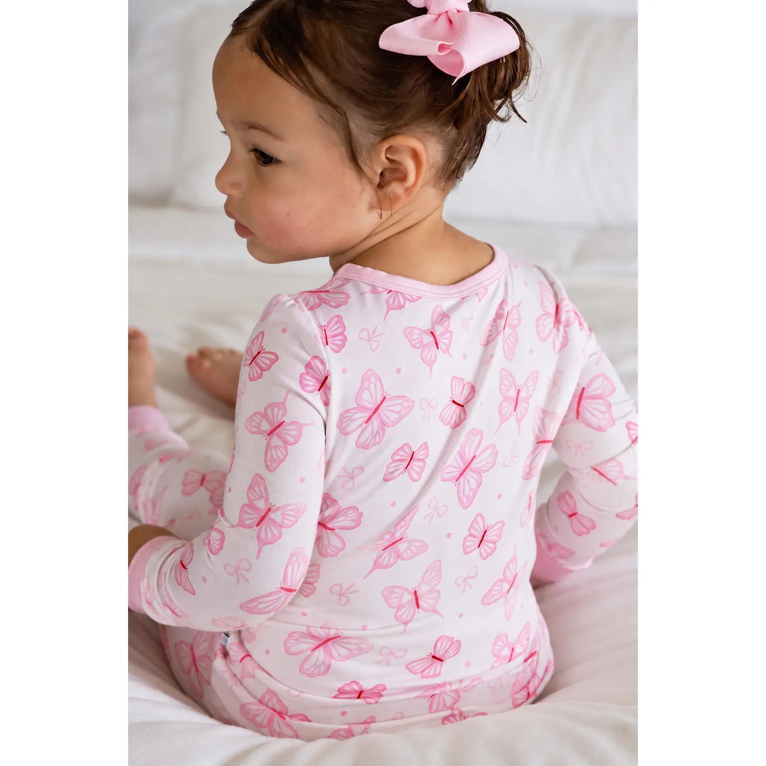 Two-Piece Bamboo Pajama Set | Blooming Butterflies Two-Piece Bamboo Pajama Set | Blooming Butterflies