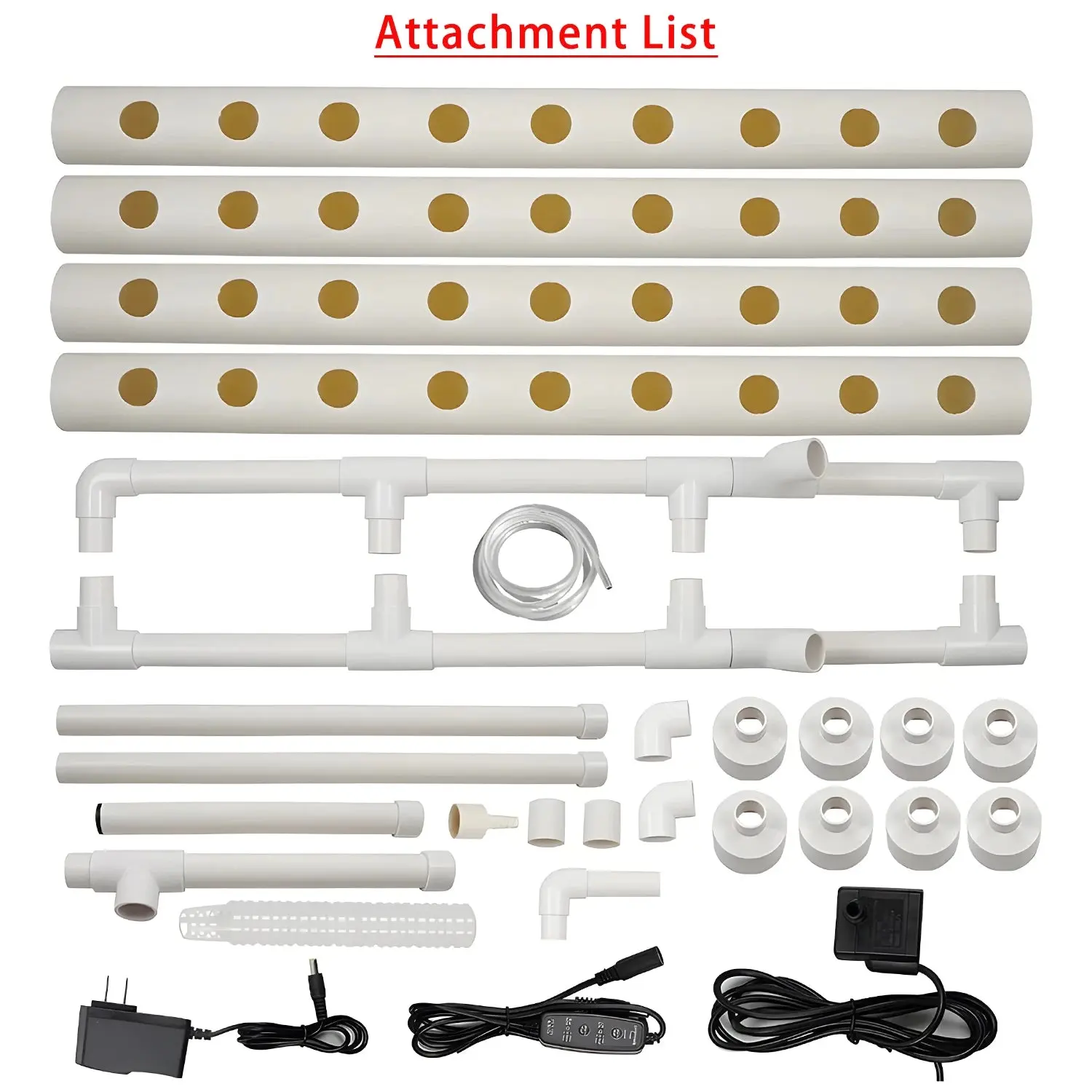 36/Sites Hydroponics Growing System Kits PVC-Pipe Hydroponic Garden ...