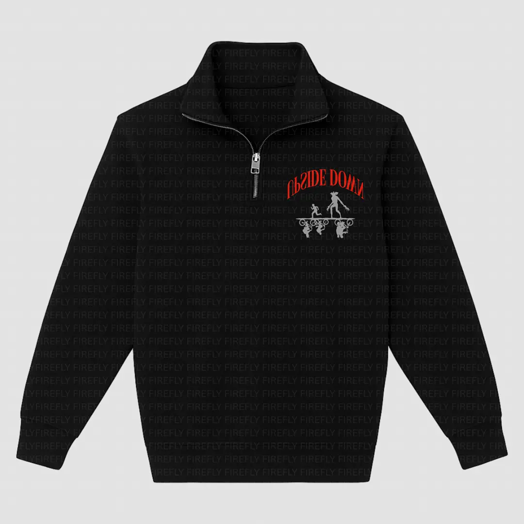 Upside Down - Quarter Zip Sweater