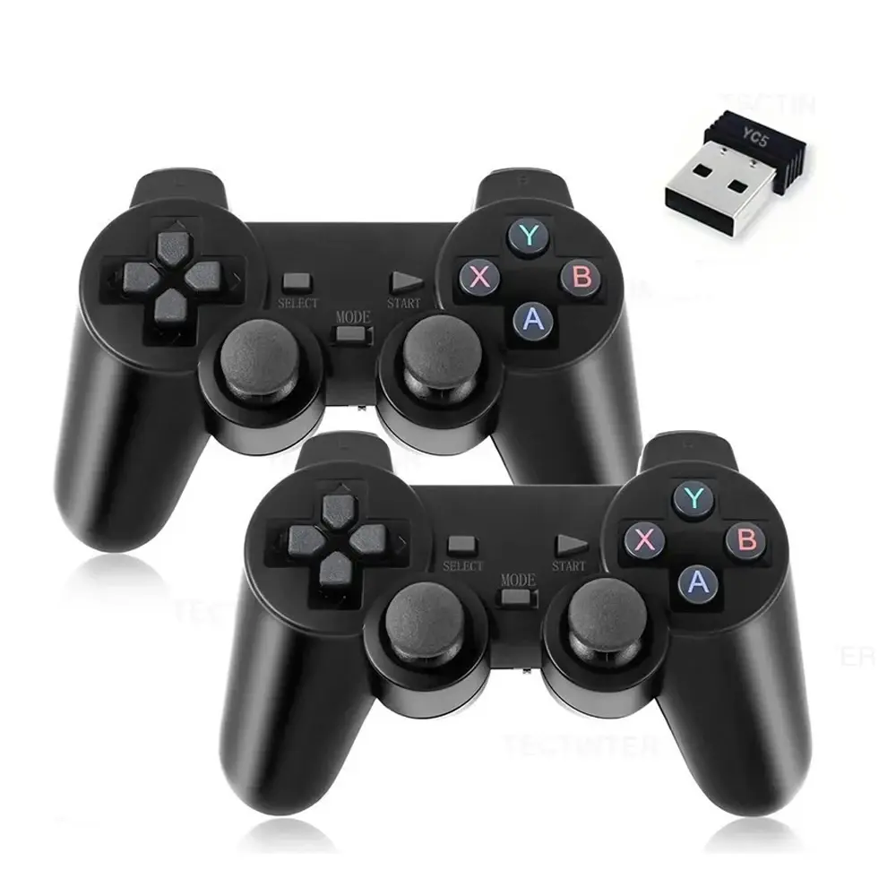 1PC/2PCS 2.4GHz Wireless Gamepad No Delay Plug and Play Ergonomic Gaming Controller for M8 GD10 X2 Game Stick PC Android TV