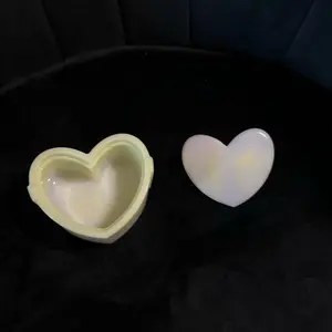 Heart-Shaped Storage Box with Bow Design for Organizing and Displaying Items