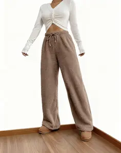 VVZ New Arrival Spring/Fall Solid-Color Fleece-Lined Casual Pants Loose-Fit Comfortable Thermal Pants for Everyday Wear #TikTokShopHolidayHaul