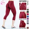 Jetjoy Women's Buttery Soft Seamless Capri Pants - High-Waisted Elastane Scrunch Butt Lifting Biker Bottoms, Gym Clothes Women for Yoga, Capri Pants Outfit, Athletic Chic Leggings