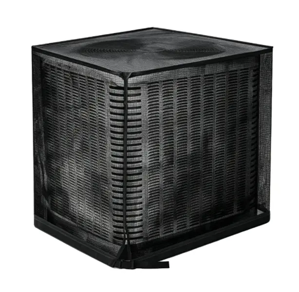 AC Unit Dust Cover,Heavy‑Duty Fabric with Reinforced Elastic Band,UV‑Resistant Windproof Rainproof Snowproof,Multiple Sizes for Household Outside Air Conditioning Units