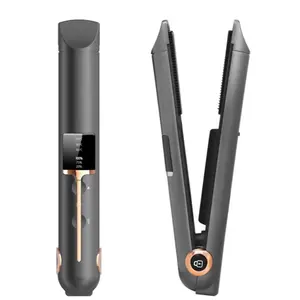Portable Flat Iron and Phone Charger Combo - Compact and Convenient - Comfort