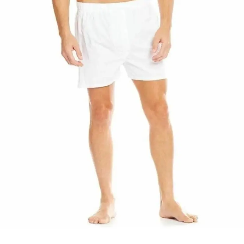 NEW Big Mens Roundtree & Yorke Full Cut Inseam Boxers White 2-Pack