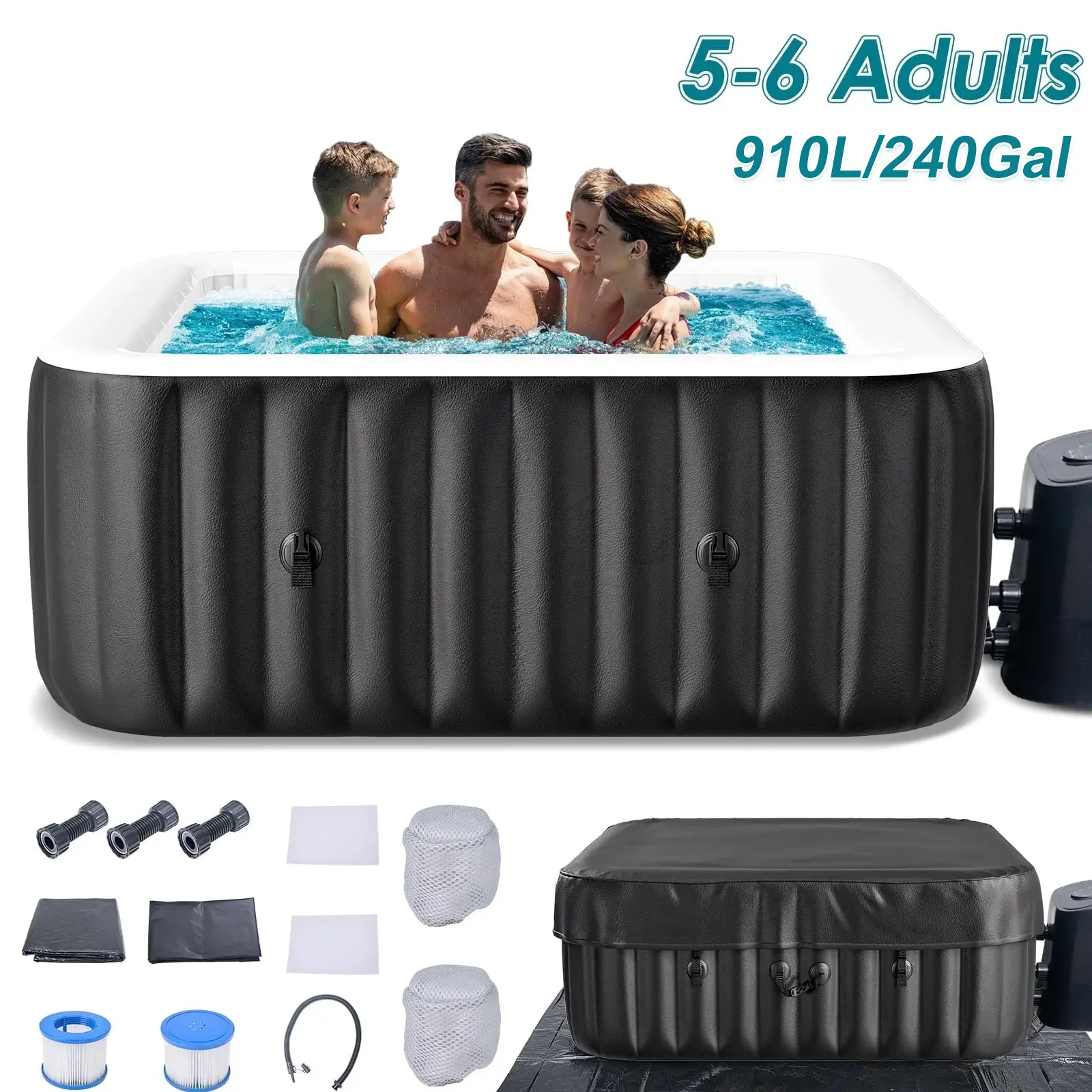 73"X73"X25"/ Rectangle for 6 Person