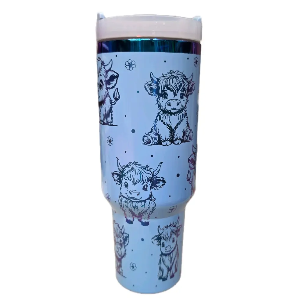 40oz Laser Cut Tumbler Live sales Drinkware Flasks Mug Bottled