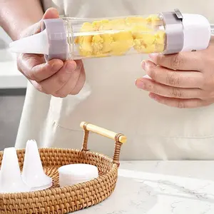 Cake decorating gun set: multifunctional baking tool for cookies