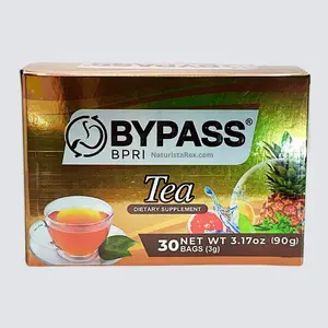 BypassBPRI - Viral Mexican Tea - Herbal Tea Bags, 30 Count, Natural Blend with Pineapple, Nopal, Lotus Root, Grapefruit & Artichoke, Mexican Herbal Tea, Hot or Cold Beverage