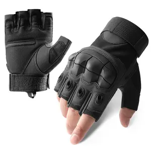 Tactical Fingerless Gloves — Soft Knuckle Protection, Touchscreen Compatible, Non-slip & Breathable; Ideal for Outdoor Sports, Motorcycling, Training, and Hunting; Unisex Work Gloves — A Perfect Gift for Dad #dealsforyoudays