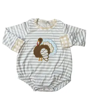 c baby boy clothes turkey embroidery boy thanksgiving bubble newborn turkey romper