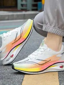 Unisex Fashion Lightweight Breathable Shock Absorbing Anti-Slip Running Shoes, Comfortable Sportswear for Men and Women, Ideal for Daily Use