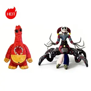 Poppy Playtime Chum Plush 9.84in Red Monster Six Legged Jester Clown Spider Stuffed Toy For Game Fans And Collectors dolls baby dolls plushies stuffed animals