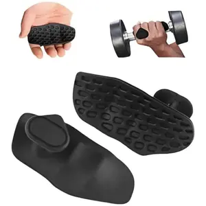 Non-Slip Exercise Grips, Ergonomic Fitness Gloves, Weightlifting Non-Slip Handles, Unisex Gym Accessories, Durable Silicone Grip Pads, Workout Accessories