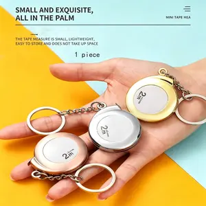 Mini Snail Tape Measure Keychain, Steel Ruler Gift, Portable Height Measuring Tool, Compact and Stylish, Perfect for Everyday Use
