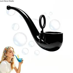 Bubble Puff Pipe- Vintage Bubble Blower Toy – Fun All-in-One Bubble Maker for Kids & Adults, Portable Party Outdoor Toy