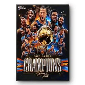 New York 2026 Poster Print, NYC Basketball Hoops Wall Art, Sports Fan Decor (Unframed)