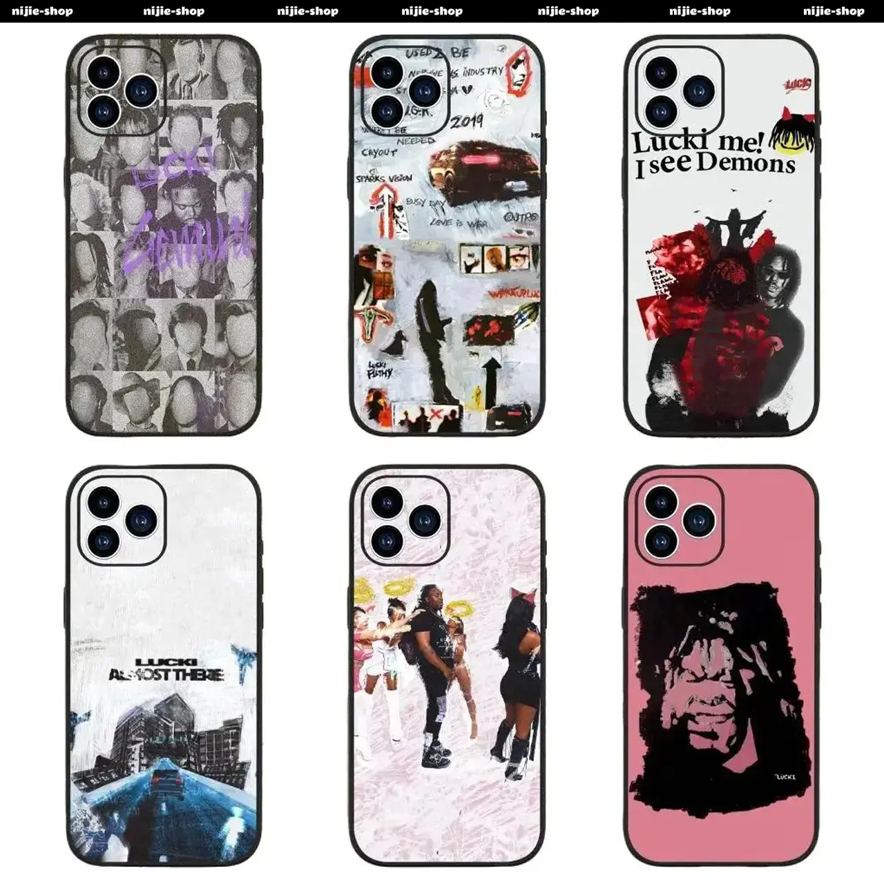 Lucki Rapper Gemini Soft Durable Phone Case Accessory - Contemporary Art, Photorealism Design - Compatible with iPhone 17 Pro Max/Air/17e, 16/16e, 15,14,13,12/12 Pro,11 & Samsung Galaxy S26,S25 Ultra,S24,S23,S22,S21 Plus, Accessories, Iphone 12 Pro