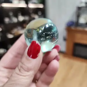 🌊✨ Aqua Obsidian Sphere – Calming Energy, Protection and Spiritual Clarity! 🌀