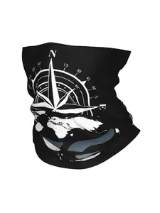 Gs World 1 Bandana Neck Cover, Printed Gs Face Scarf, Running Unisex Adult Winter Accessory, Casual Style, All Seasons