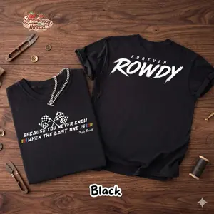 [Made in USA] RIP Kyle Busch Shirt, Forever Rowdy shirt, Legend Tribute Kyle Racing Fan Tee, In Memory Motorsport Graphic tee, Unisex Men Women casual shirt,Auto Racing Fan Memorial Apparel Unisex Gift, Casual Oversized tee