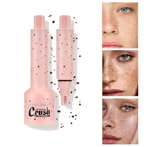 Freckle Stamp with Five Natural Dots for Realistic Makeup Looks, Quick Application Faux Freckle Pen for Summertime Picnics and Carefree Style Trends summer date