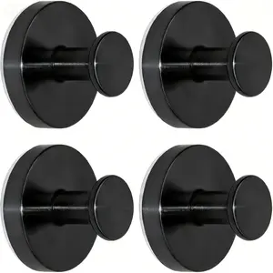 No Drill Suction Cup Hooks, Heavy-Duty Removable Towel Hooks, Waterproof Wall Hangers for Bathroom Kitchen Glass Tile Surfaces