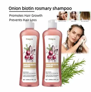 Onion Biotin Rosemary Shampoo | Strengthens Hair Follicles | Reduces Breakage | Sulfate-Free | Suitable for Thinning, Dry Hair Types | Promotes Thicker, Healthier Hair | Boosts Gloss, Strengthening Shampoo